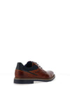 Bugatti Laced Casual Shoes, Cognac