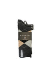 Bugatti 2 Pack Argyle Socks, Charcoal Grey Multi