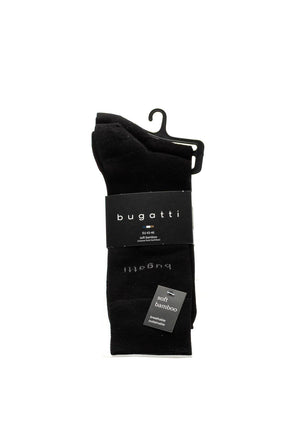 Bugatti 2 Pack Soft Bamboo Socks, Black