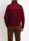 Bugatti Full Zip Sweatshirt, Rouge