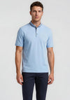 Bugatti Grandad Collar Polo Shirt, Blue