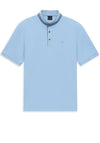 Bugatti Grandad Collar Polo Shirt, Blue