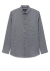 Bugatti Geo Print Shirt, Dark Blue Multi
