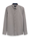 Bugatti Geo Print Shirt, Taupe Multi