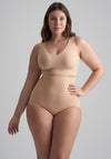 Bye Bra Invisible High Waist Brief, Beige