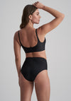 Bye Bra Invisible Mid Waist Brief, Black
