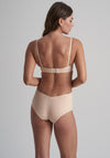 Bye Bra Low Back Mid Waist Brief, Beige