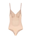 Bye Bra Soft Touch Seamless Ultra Low Back Bodysuit, Beige