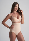 Bye Bra Sculpting High Waist Brief, Beige