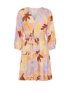 B.Young Ilsi Print Smock Mini Dress, Quartz Pink Multi
