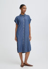 B. Young Kosmo Shirt Dress, Mid Blue