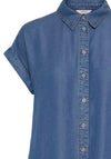 B. Young Kosmo Shirt Dress, Mid Blue