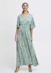 B.Young Farinela Vintage Floral Long Dress, Fair Green