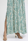 B.Young Farinela Vintage Floral Long Dress, Fair Green