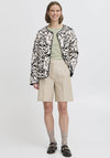 B.Young Delight Printed Quilted Jacket, Beige