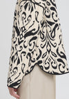 B.Young Delight Printed Quilted Jacket, Beige