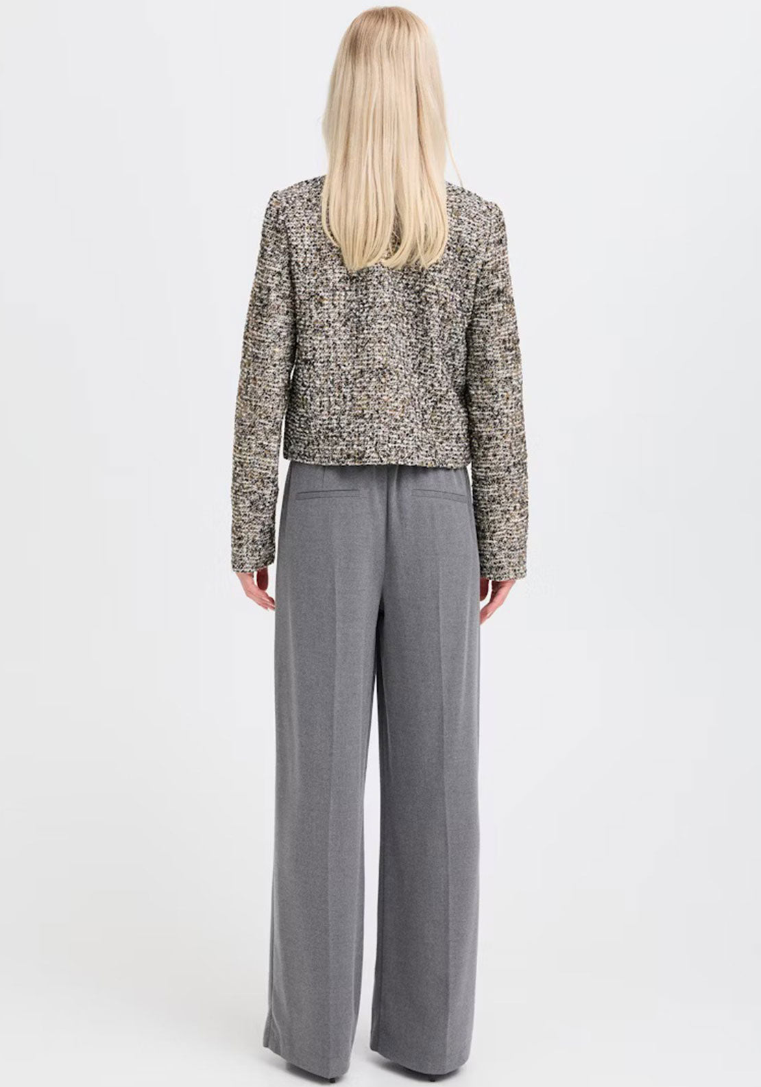 B.Young Docima Wool Knit Jacket, Black