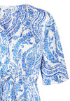 B.Young Farinela Vintage Floral Long Dress, Palace Blue