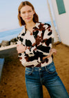 B.Young Ihamma Cow Print Shirt, Brown