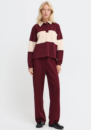 B.Young Pusti Rugby Sweatshirt, Wine