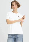 B.Young Pandinna Cherry Embroidered T-Shirt, White
