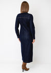 B.Young Kanea Long Sleeve Denim Dress, Dark Blue