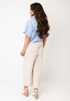 B. Young Falakka Striped Button Down Shirt, Blue and White