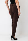 B. Young Straight Leg Tailored Trousers, Brown