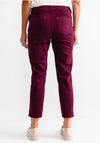 CRO Jeans Suzanne 7/8 Length Jeans, Plum