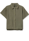 Tiffosi Peaceful Short Sleeve Shirt, Khaki Green