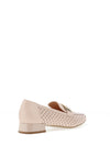 Bioeco By Arka Leather Perforated Loafers, Beige