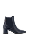 CallagHan Textured Patent Ankle Boots, Navy