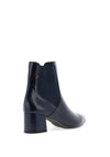 CallagHan Textured Patent Ankle Boots, Navy