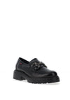 CallagHan Patent Chunky Loafers, Black