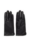 Calvin Klein Leather Touch-Screen Gloves, Black
