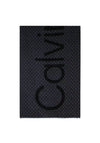 Calvin Klein Logo Print Scarf, Black