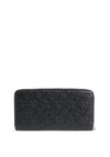 Calvin Klein Large Logo Zip Around Wallet, Black