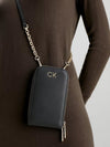 Calvin Klein Smartphone Wallet Crossbody Bag, Black