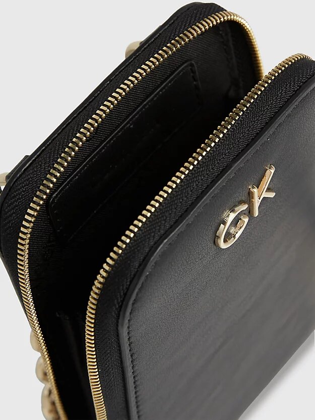 Calvin Klein Smartphone Wallet Crossbody Bag, Black