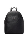 Calvin Klein Monogram Print Dome Backpack, Black