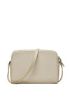 Calvin Klein Quilted Mini Camera Crossbody Bag, Ecru