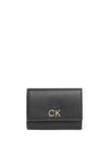 Calvin Klein Small Logo Trifold Wallet, Black