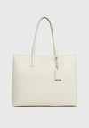 Calvin Klein Monogram Tote Bag, Stoney Beige