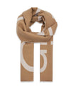 Calvin Klein 2 Tone Wool Blend Scarf, Chanterelle