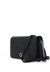 Calvin Klein Logo Monogram Shoulder Bag, Black