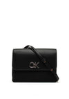 Calvin Klein Double Gusset Crossbody Bag, Black