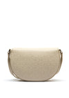 Calvin Klein CK Logo Saddle Crossbody Bag, Stoney Beige