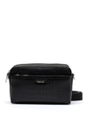 Calvin Klein Faux Cros Camera Crossbody Bag, Black