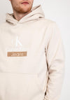 Calvin Klein Jeans Stacked Archival Hoodie, Eggshell
