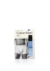 Calvin Klein Icon Cotton Stretch 3 Pack Relaxed Fit Trunks, Blue Multi